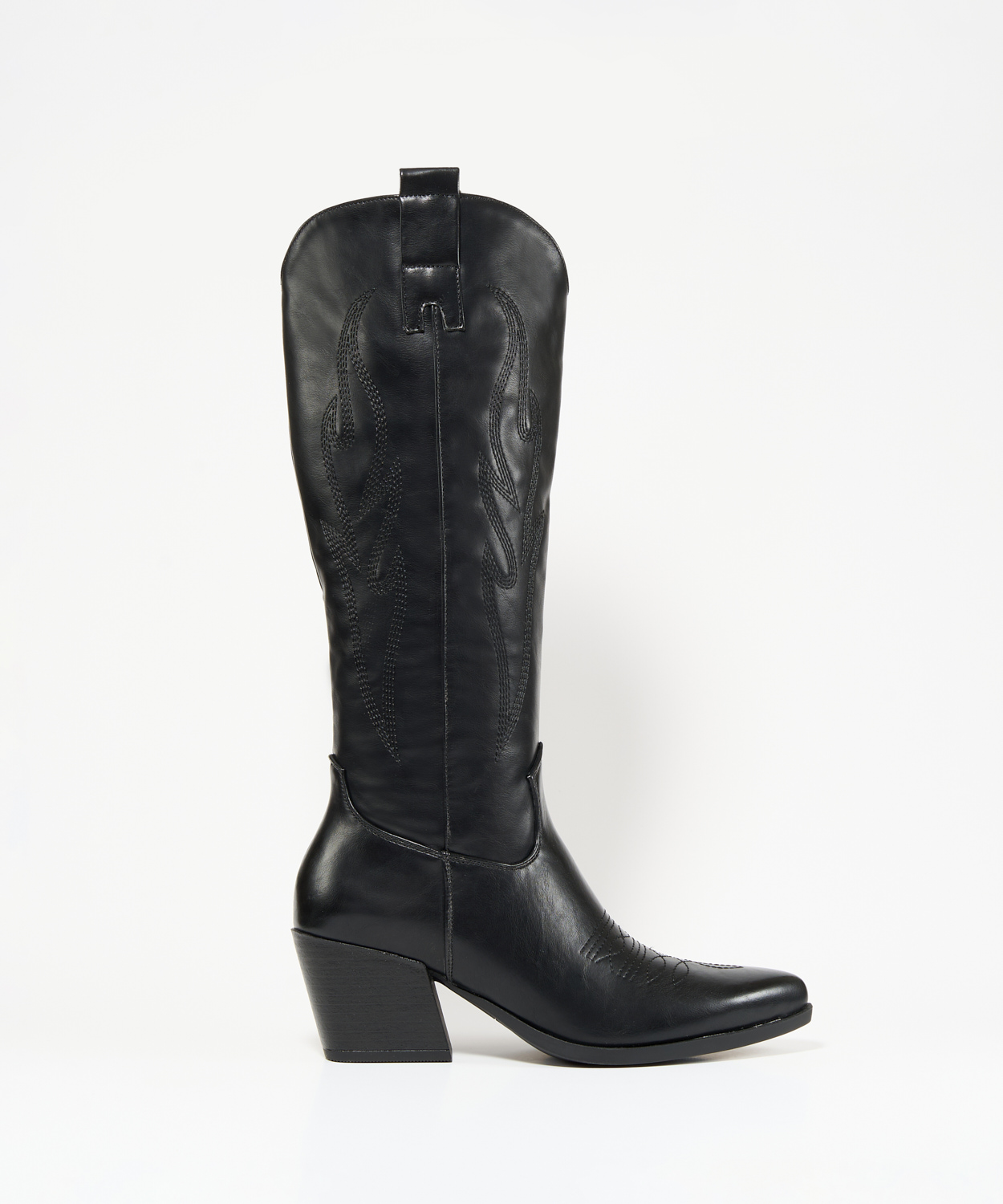 Botas cowboy tac&oacute;n bordado image number null